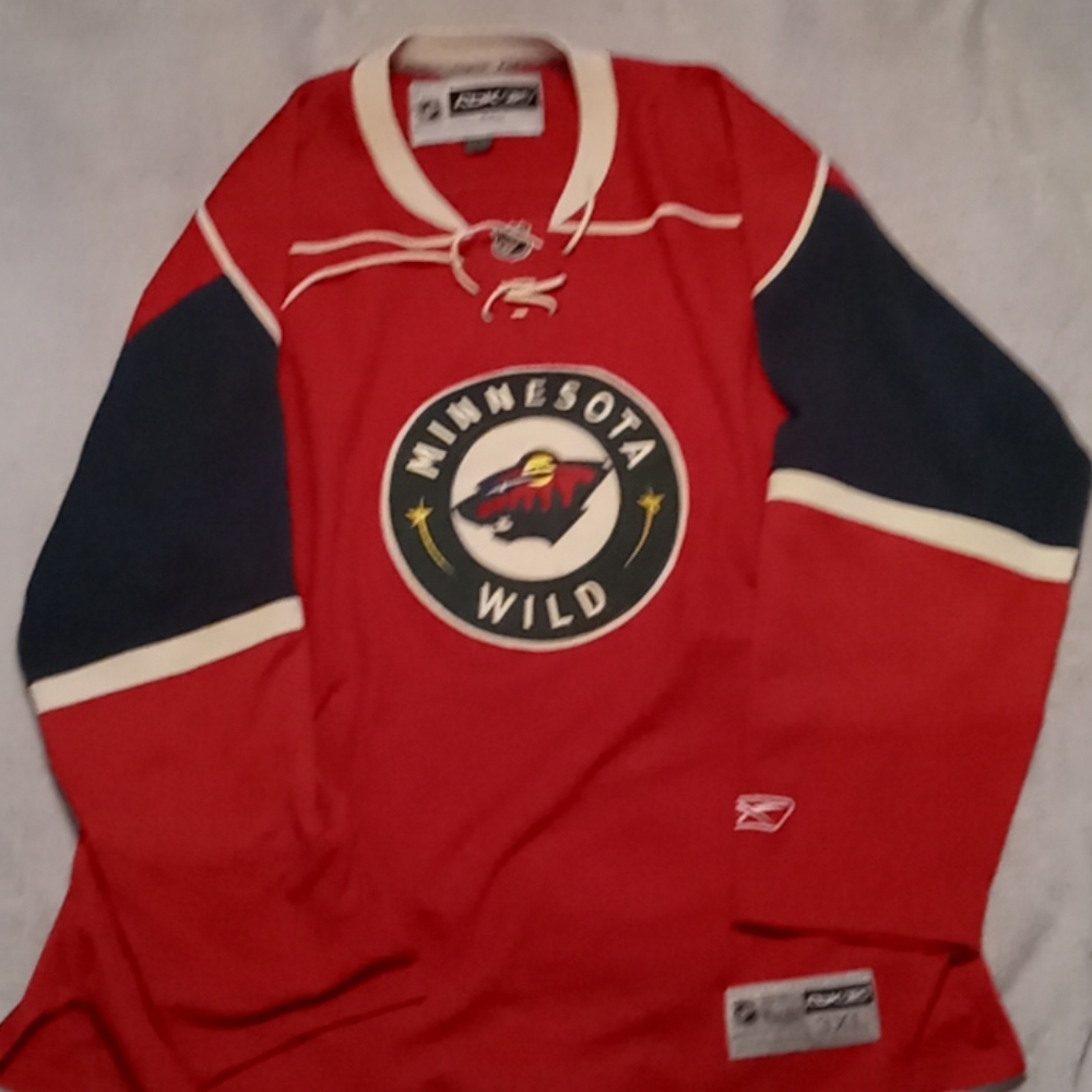 Reebok CCM Official Minnesota Wild Hockey Jersey